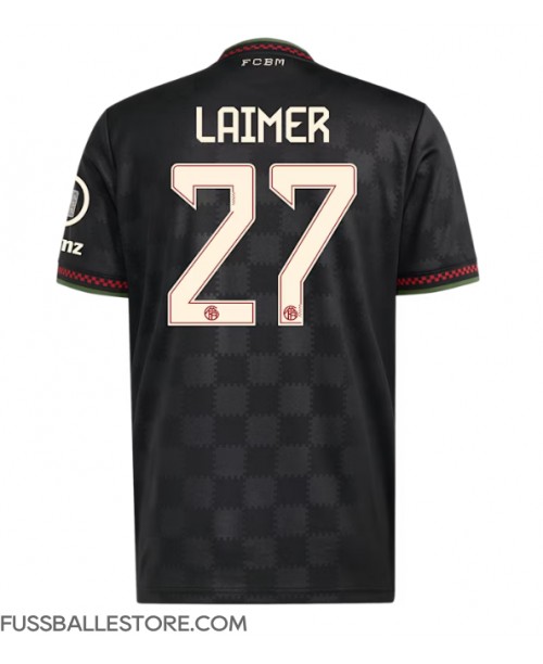 Günstige Bayern Munich Konrad Laimer #27 3rd trikot 2025-26 Kurzarm Günstige Bayern Munich Konrad Laimer #27 3rd trikot 2025-26 Kurzarm